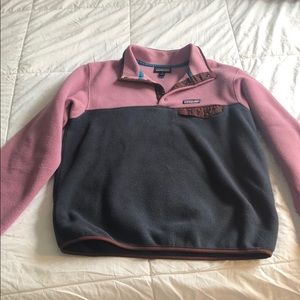1/4 button synchilla Patagonia fleece jacket